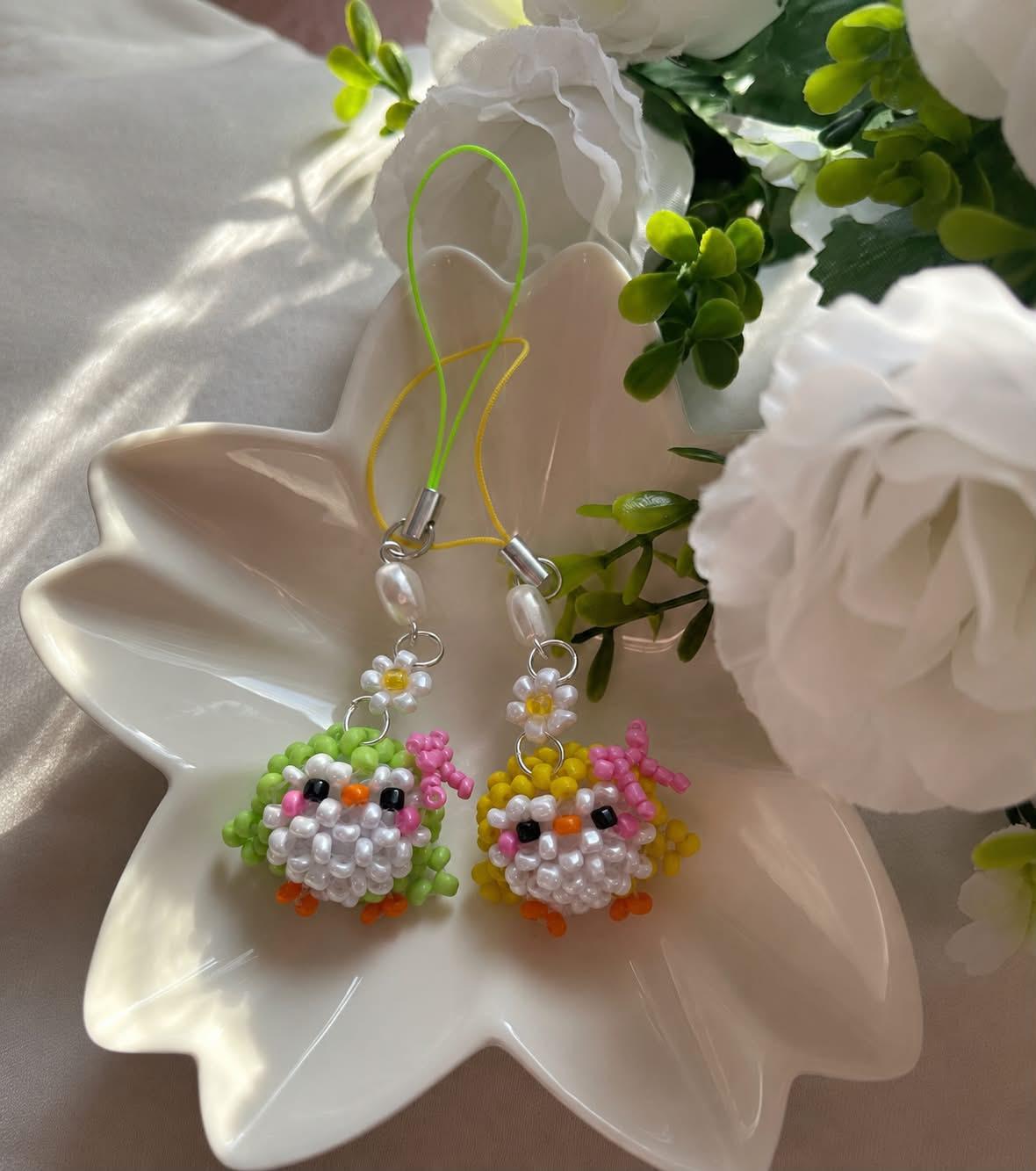 Flower Chick Charms Set